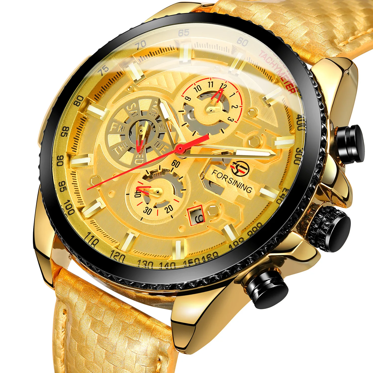 Ретро Модный дизайн автоматические механические спортивные водонепроницаемые