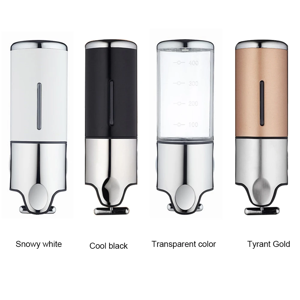 

500ML Liquid Soap Dispenser Stainless Steel Wall Mounted Hand Washing Liquid Body Wash Bottle Bathroom Dispensers