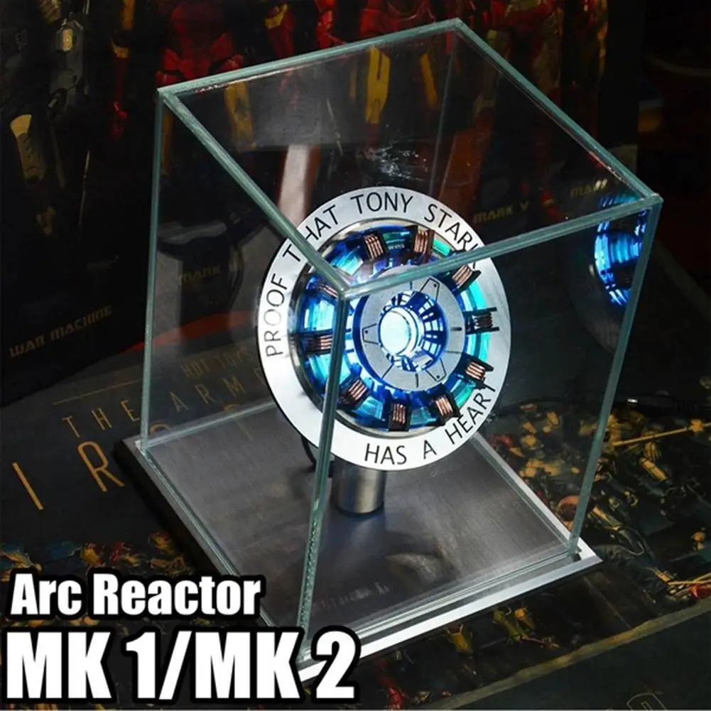 Arc Reactor DIY Model Kit LED Chest USB Light Movie Props Action Figure Toy Very cool illuminant arc ornament lamp | Игрушки и хобби