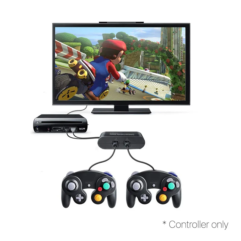 Проводной джойстик DATA FROG для Gamecube ручной компьютера Nintendo Wii|Геймпады| |