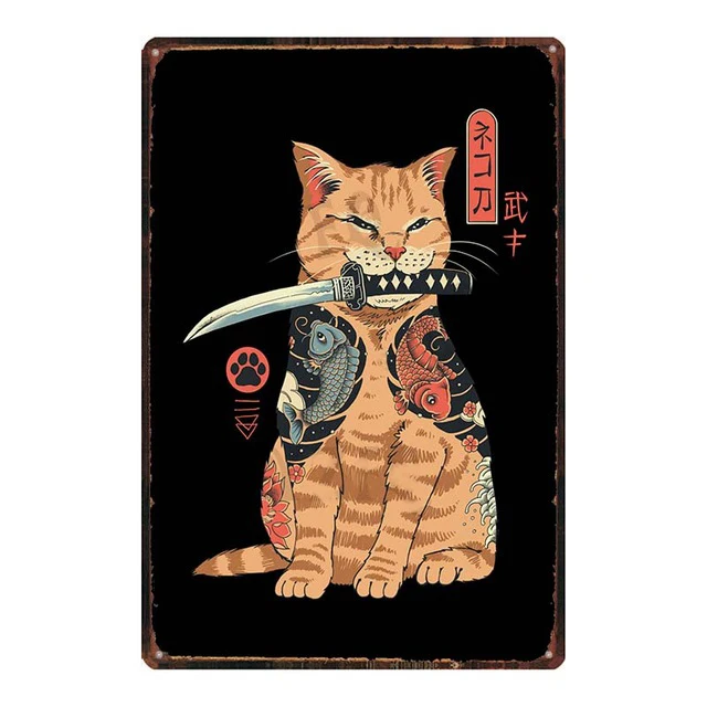 

Beauty Girl Tattoos Metal Signs Metal Plates For Wall Home Crafts Cafe Bar Garage Boxing Zone Decoration Vintage Iron Poster