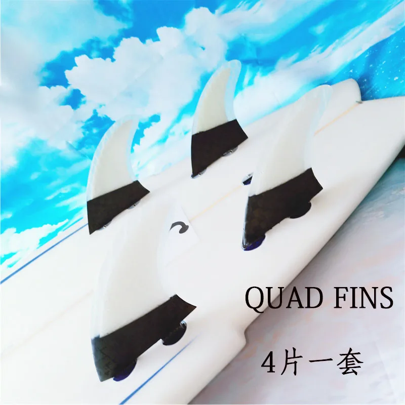 quad-fin Twin Tri Quad пять Плавник Набор досок для серфинга плавники для FCS плавника коробка S+ Размер XS FCS 5-плавники(доска для серфинга) плавник для серфинга низкая цена обработки серфинг - Цвет: quad-fin