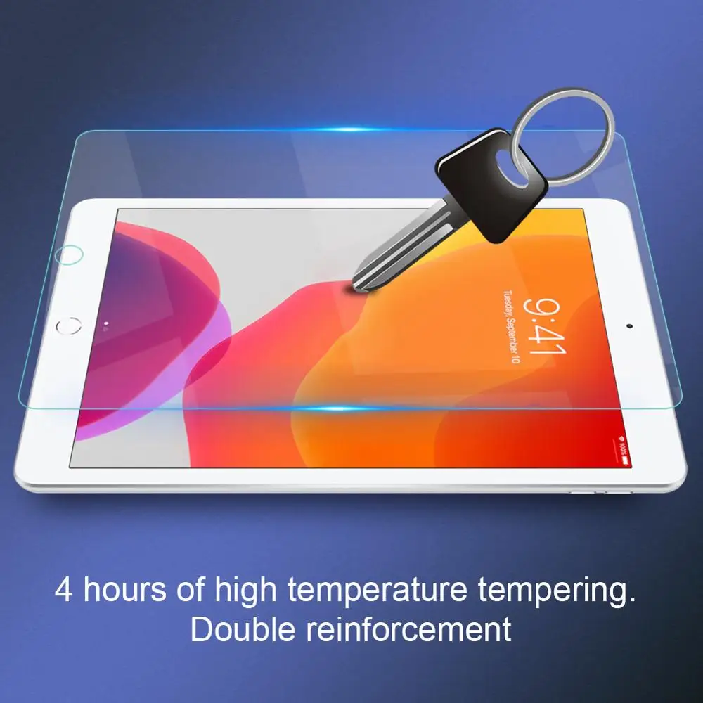 Защитные очки на i pad10.2 протектор экрана закаленное стекло для ipad 10,2 7 7th поколения a220 a2198 a2232 пленка для планшета