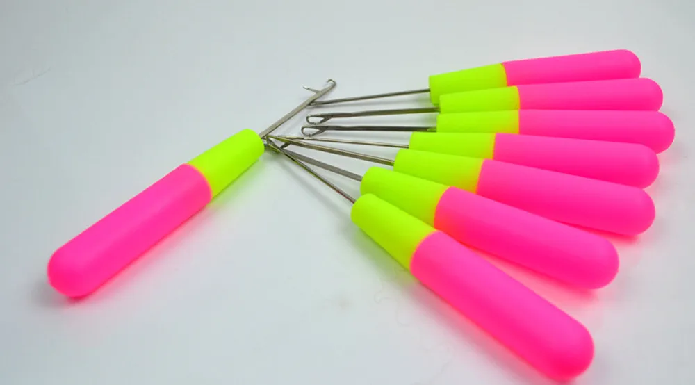 Крючком крюк дреды Блокировка блокировки волос микро коса иглы инструмент