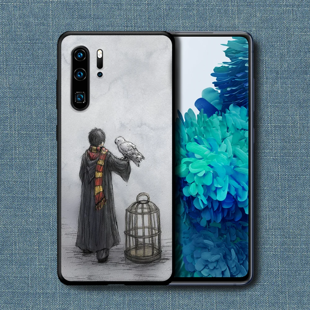 

Harries Potter Phone Case For Huawei P Mate Smart 10 20 30 40 Lite Z 2019 Pro black Funda Soft Cover Pretty Bumper 3D Cell Tpu