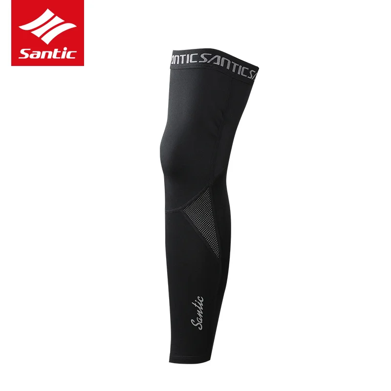 Santic велосипедные гетры тепловой флис фитнес спортивные велосипед нога колено