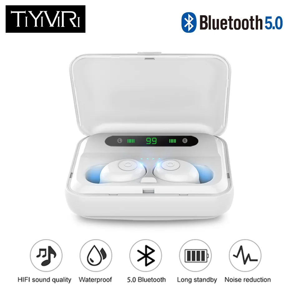TiYiViRi F9 магнитные спортивные наушники для бега TWS беспроводные Bluetooth 5 0 со