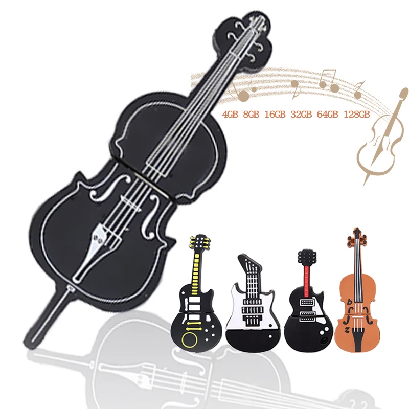 

usb флешка накопитель 64 Гб флэшка карта памяти Флешка 128 ГБ гитара из мультфильма/переносное фортепиано usb флэш-накопитель 4g 8gb 16gb 32gb флэш-диск