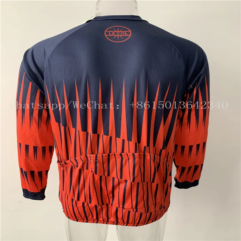 new Wiggins LE COL men's high quality spring thin long sleeve professional team cycling bicycle tight shirt thin fabric