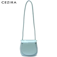 cezira fashion women mini coin crossbody bags pu leather saddle bag ladies casual flap shoulder purse female messenger handbags
