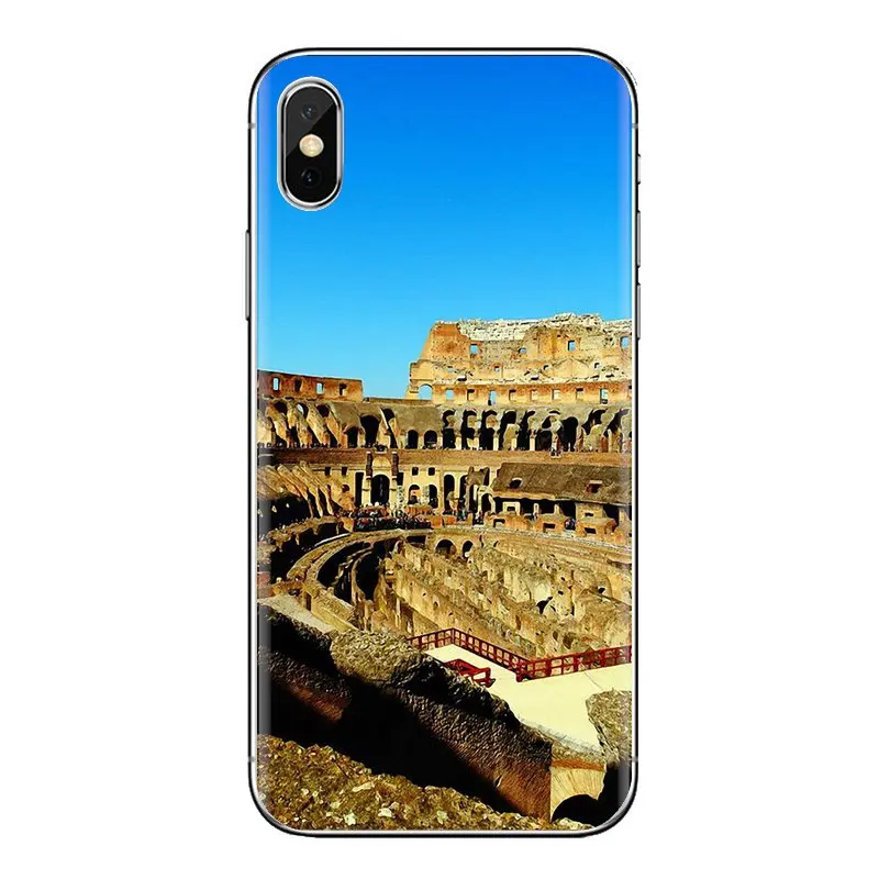 Мягкие чехлы для huawei G7 G8 P7 P8 P9 P10 P20 P30 Lite Mini Pro P Smart Plus 2017 2018 2019 известный Колизей Рим