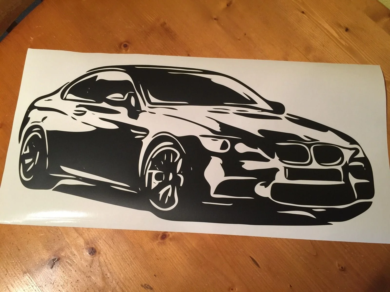 Для BMW M3 немецкий Epic массивный настенный виниловый стикер различных