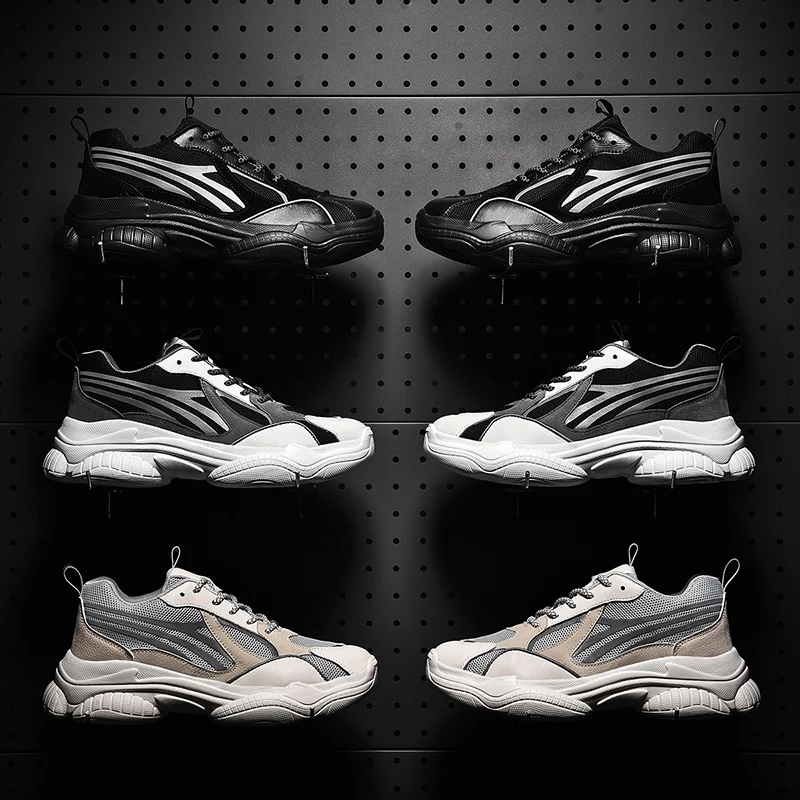 Новая обувь модные дышащие кроссовки мужская повседневная 47 больших размеров