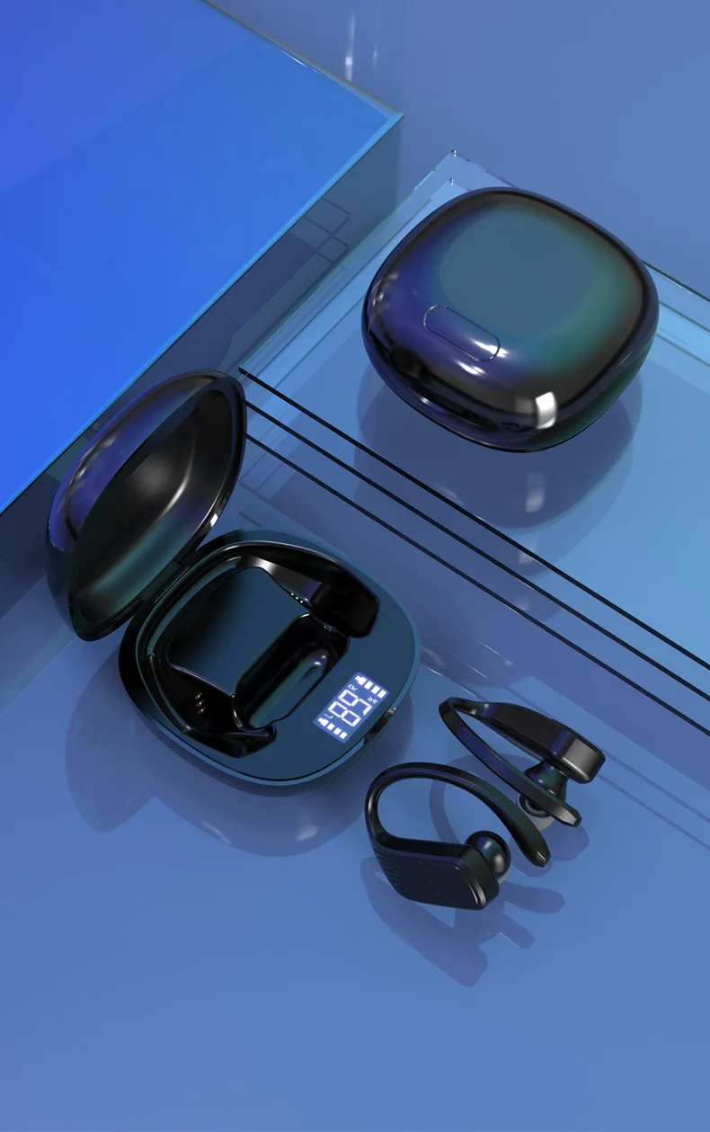 

Bluetooth Earphone , TWS Earbuds, Wireless Bluetooth 5.0, 3D Stereo Earbuds with Sweatproof Sound Effect and Microphone