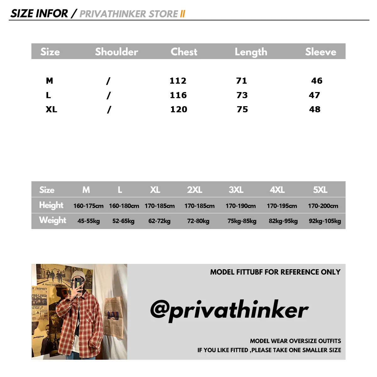 Privathinker Men Spring Long Sleeve Plaid Shirt Mens Office Korean Loose Shirts Male Fashion Harajuku Clothing New Teen 2020 | Мужская