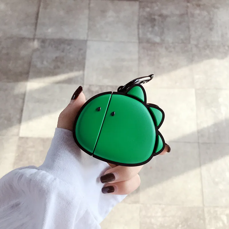 Роскошный милый мультяшный 3D чехол с динозавром для Airpods Pro беспроводные наушники