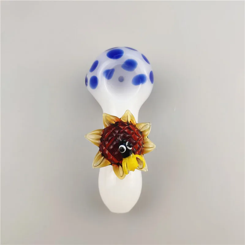 

Newest Design Glass Pipe Handmade Smoking Accessories for Dry Herb Glass Smoking hand Pipes