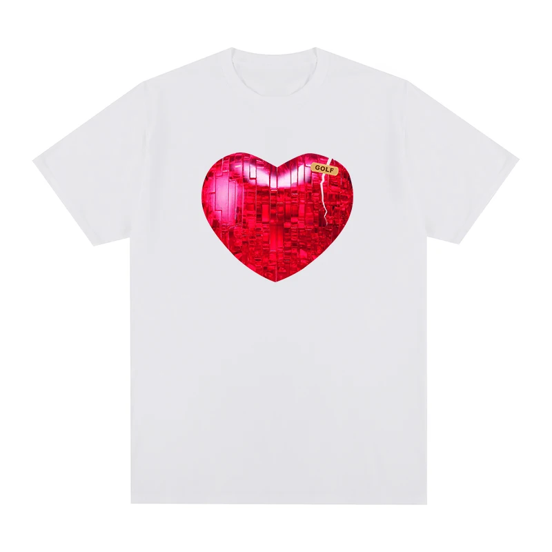 

Golf Wang Tyler The Creator heart Harajuku Rapper Hip Hop Flower Le Fleur t-shirt Cotton Men T shirt New TEE TSHIRT Womens tops