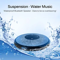 2021 new led light floating bluetooth speaker waterproof ipx6 swimming soundbox with touch buttons mini swimming pool light