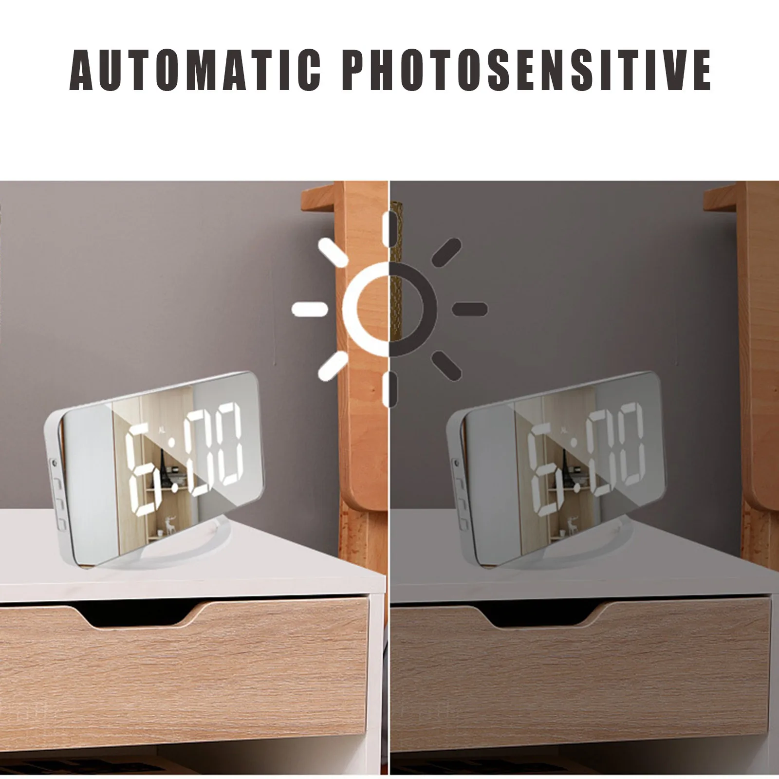 Цифровой будильник светодиодный светодиодные часы с USB зарядкой украшение для