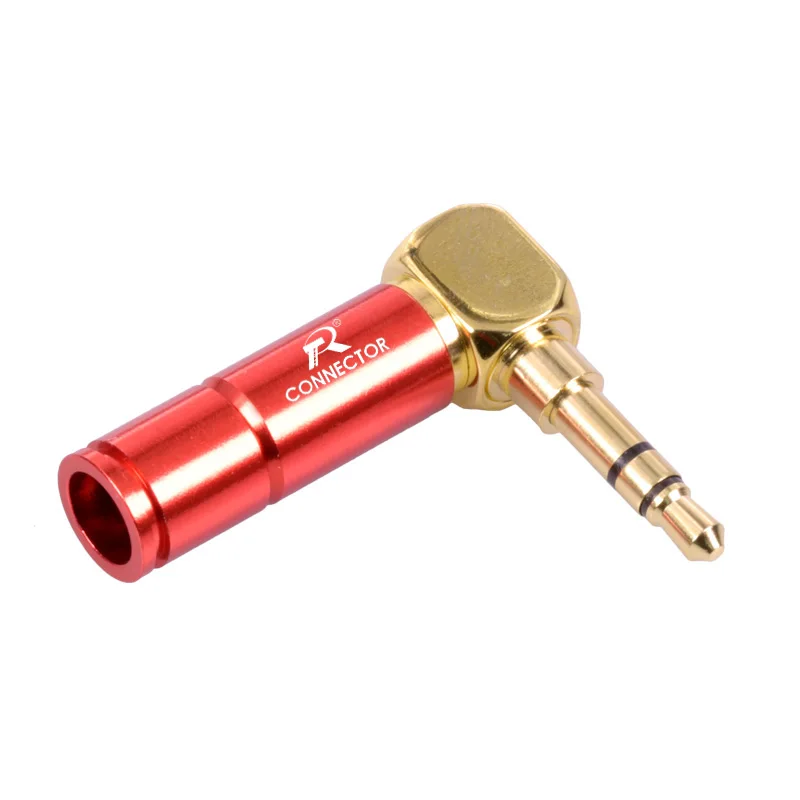 10 шт./лот прямоугольный 3 5 мм стерео 3-полюсный штекер проводной разъем