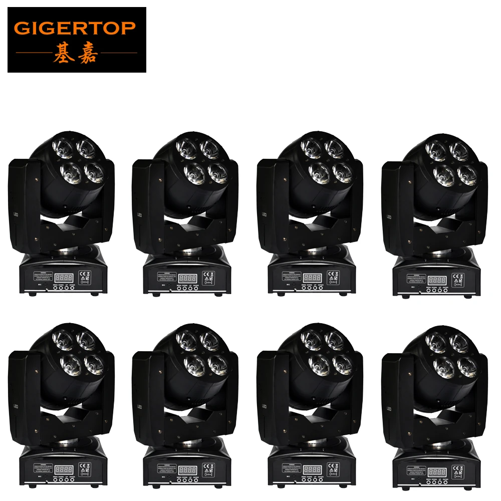 

Factory Outlet 120W LED Moving Head Spot Wash Stage Lighting DMX Stage Lighting Effect 8 x 15W RGBW For DJ Disco X 8