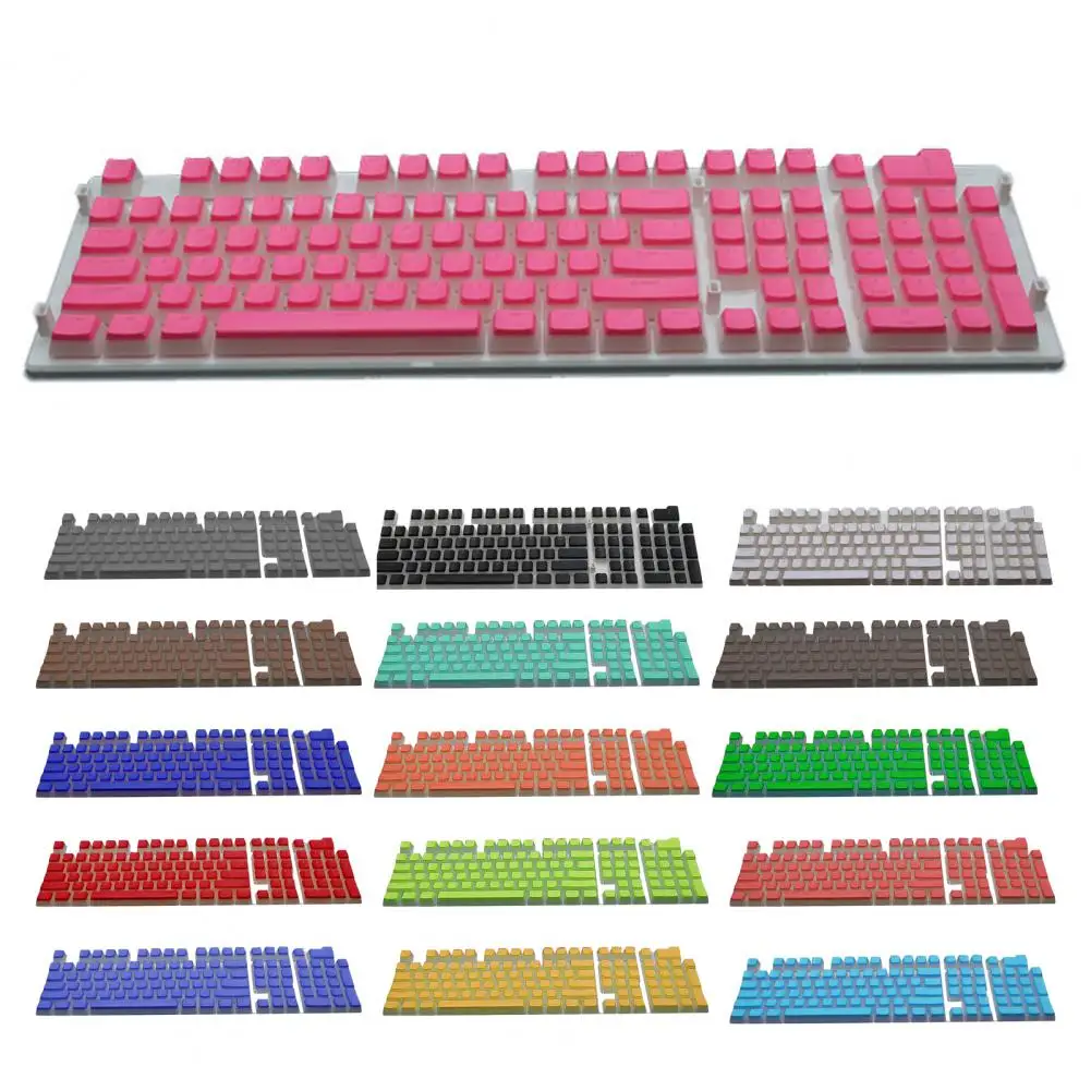 

108Pcs Mini Wear-resistant Backlight PBT Keycaps for Mechanical Keyboard English Arabics Spanish Russian keyboard