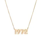 DUOYING по индивидуальному заказу лет ожерелье индивидуальное подвесное ожерелье из нержавеющей стали цвет золотистый и Серебристый; Шеи Кружева для пользовательские творческие подарки