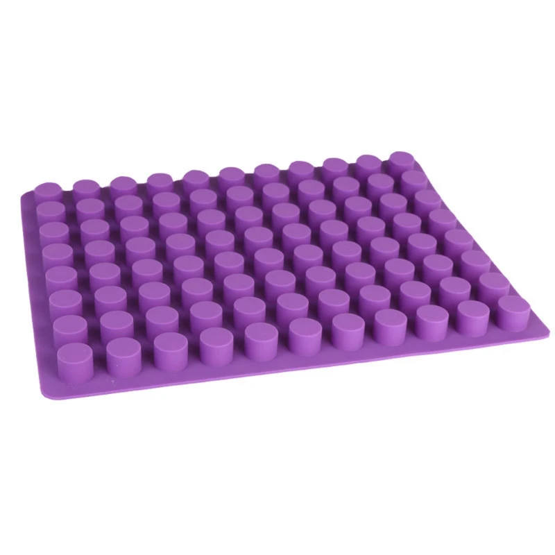 

88 Cavity Small Cylinder Silicone Mold Soap Resin Ice Tray Mould Tools Chocolate Pastry Candy Baking Epoxy Resin Crafts A5KE