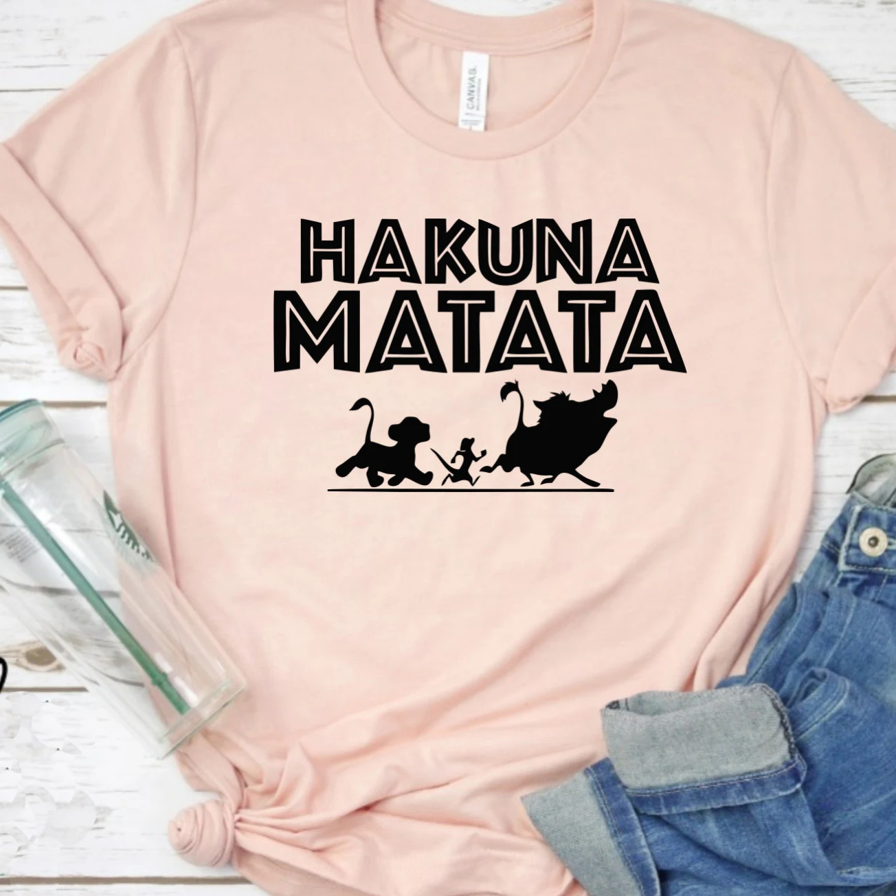 2019 Tumblr модная женская рубашка с героями мультфильмов хакуна матата лев Король