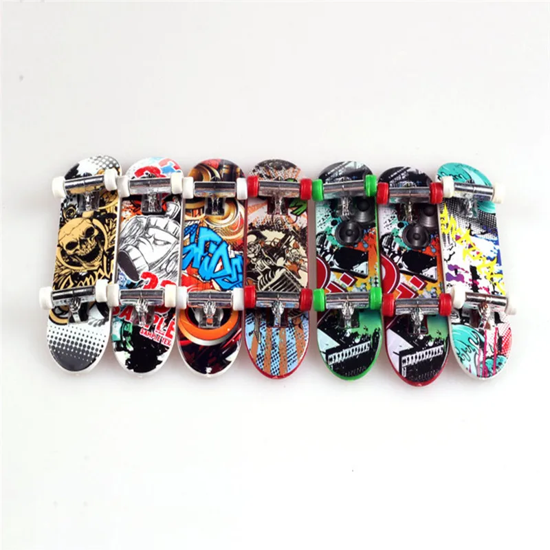 

Finger Skateboard Professional Type Bearing Wheels Skid Pad Maple Mini Skateboard Stent Wheel Fingerboard Toys Finger Bmx