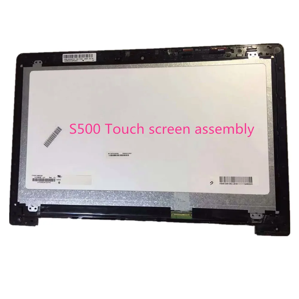 15,6 ''для Asus VivoBook S500 S500C S500CA серия LTN156AT20 сенсорная панель стекло дигитайзер+ ЖК-экран дисплей в сборе с рамкой