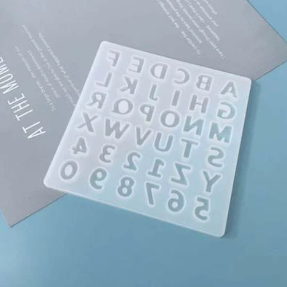 

DIY Silicone Epoxy Resin Candle Epoxy Mold Crafts Souvenir Alphabet Letter Shape Decorative Accessories