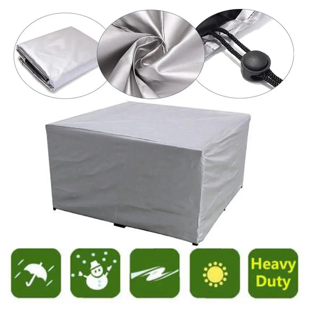 

Furniture Cover 6sizes Waterproof Outdoor Windproof Dust Cover Dust Proof Cover Chair covers for Sofa Table Chair Anti Rain Snow
