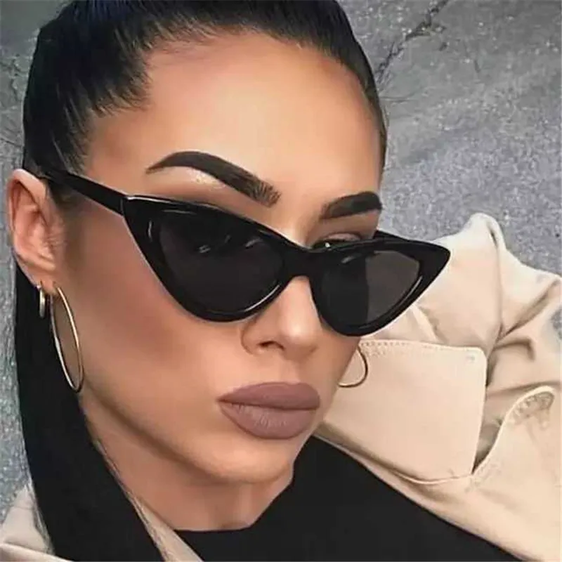 KarenHeather модные дизайнерские солнцезащитные очки кошачий глаз женские 2019 Новые