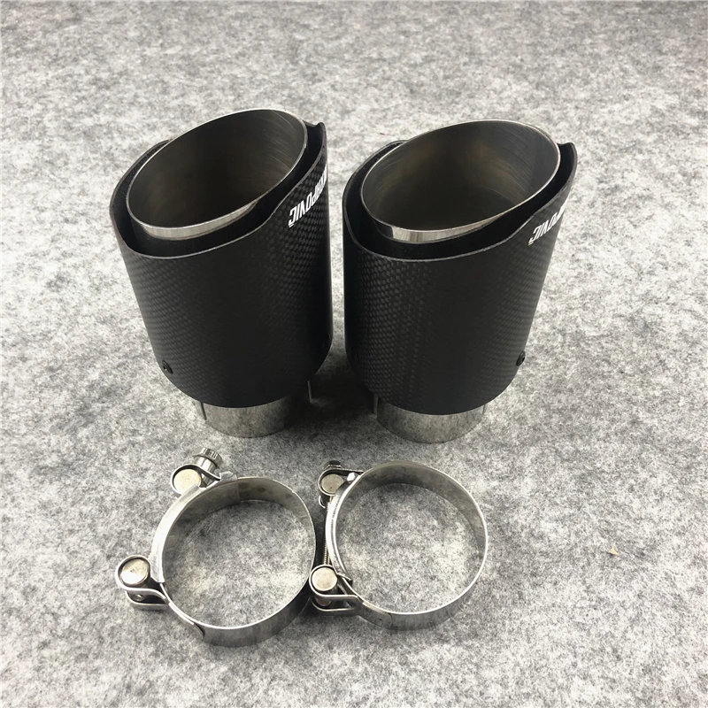 Одна деталь Akrapovic выхлопные наконечники из углеродного волокна для мотоцикла выхлопные трубы для автомобиля универсальный глушитель выхлопной трубы выхлопная труба
