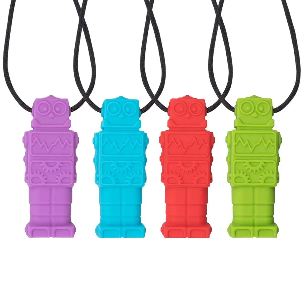 4 шт. жевательные ожерелья Детские Жевательные палочки игрушка силиконовый