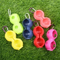 golf ball protective covercarabiner soft silicone keyring accessories waist holder bag golfing storage sport tools sleeve e7w6
