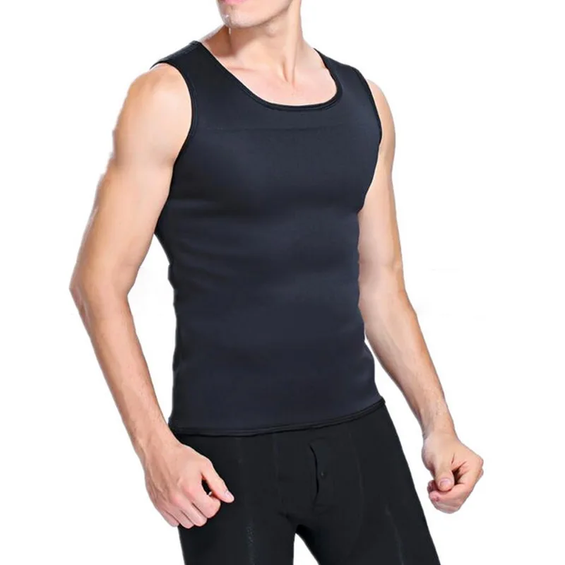 2021 Summer Men's Sports Sweat Vest Corset Body Shaper Slimming Tank Male Gym Joggers Lightweight Bodybuliding Top Dropshipping | Спорт и