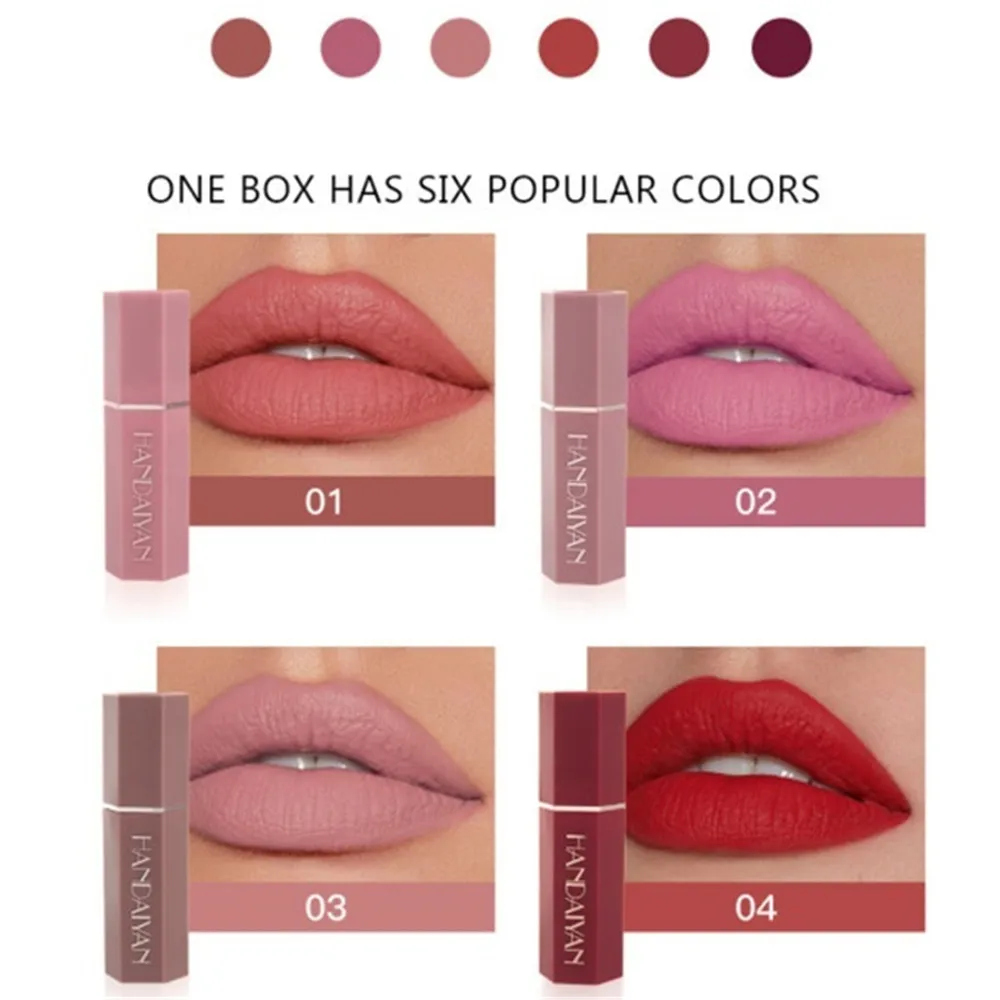 Помада для макияжа Профессиональная Матовая разноцветная долговечная