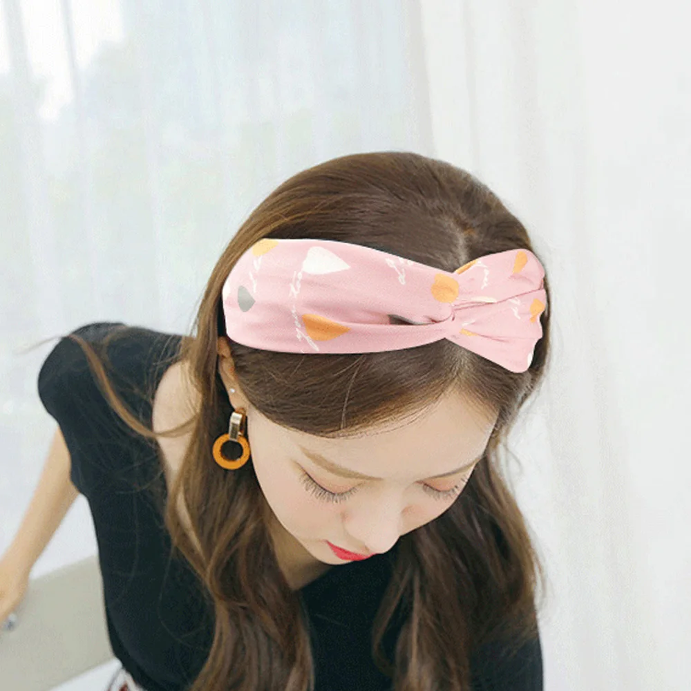 

Bowknot Hairband Women Girls Flower Leaves Heart Love Hair Head Hoop Accessories Wide Headband Headwear