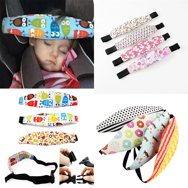 

Baby Car Seat Head Pillow Adjustable Children Infant Safety Belt Head Fixing Strap for Baby Pram Stroller