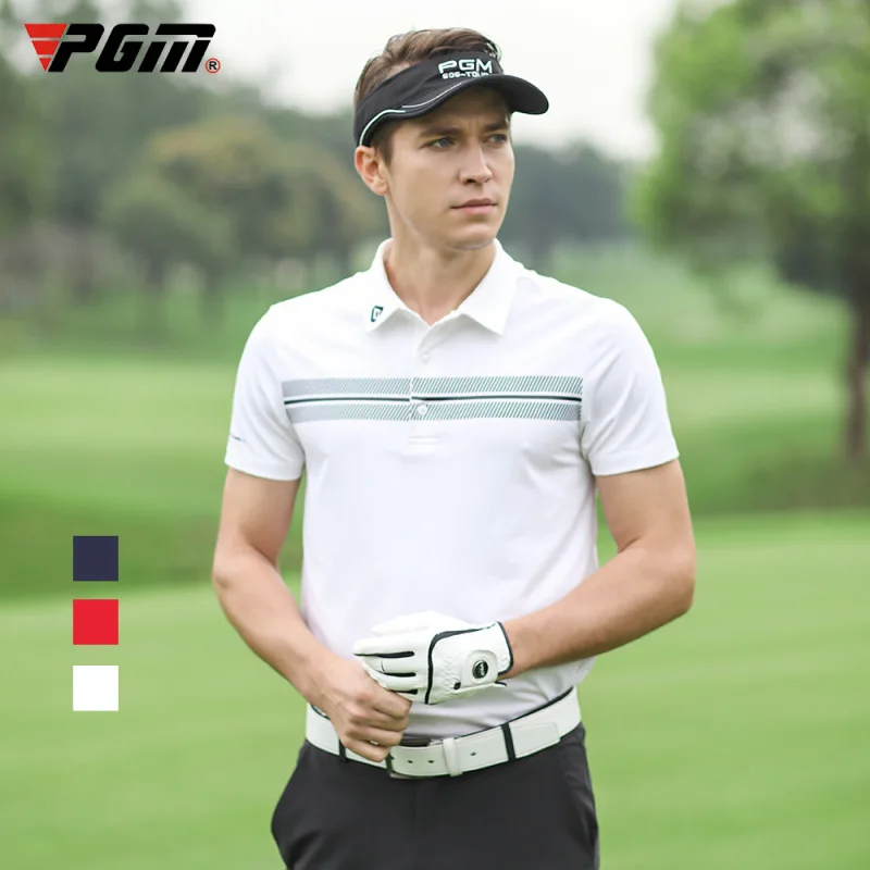 

PGM golf apparel men's short sleeve T-shirt quick dry fabric summer men's clothing