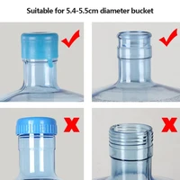 5pcs white reusable water jug cap water bottle snap on caps for 3 5gallon bucket cover of water dispenser reusable water jug cap