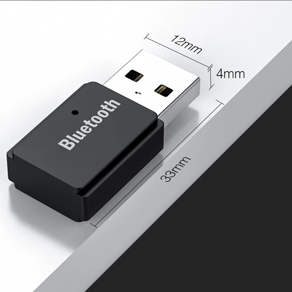 

USB Bluetooth 5.0 Audio Transmitter for PC Computer Wireless Music Adapter Audio Jack Adapter Audio Frequency Plug