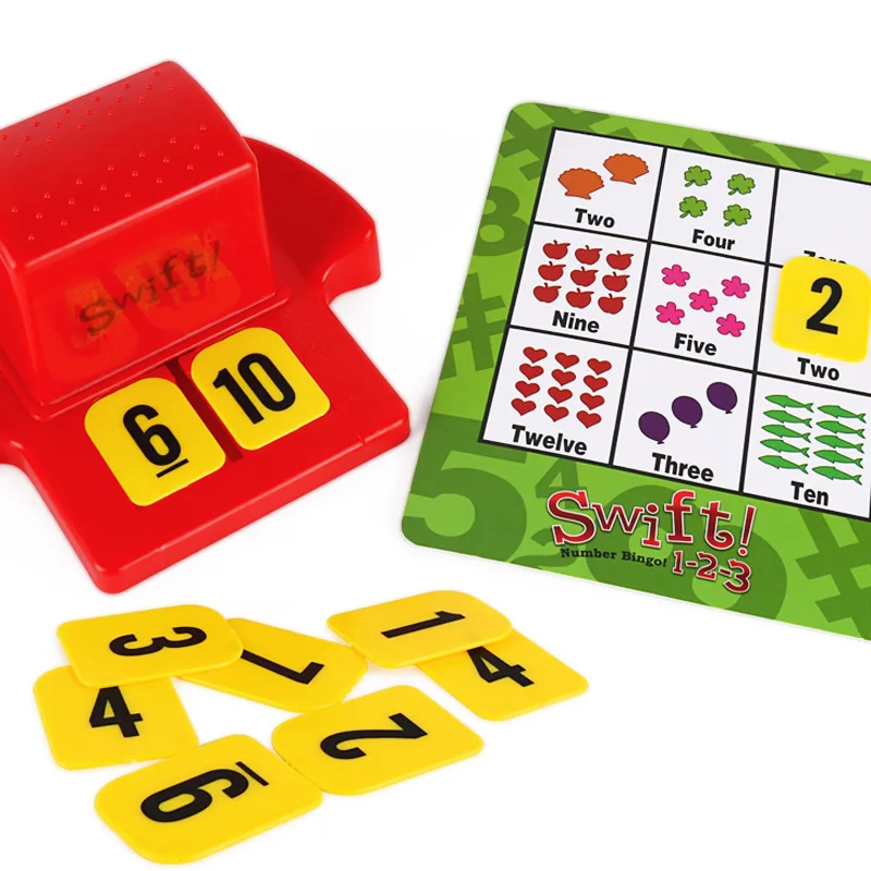 Новое поступление 2020 5 типов быстрый бинго цифры образовательные и слова картина