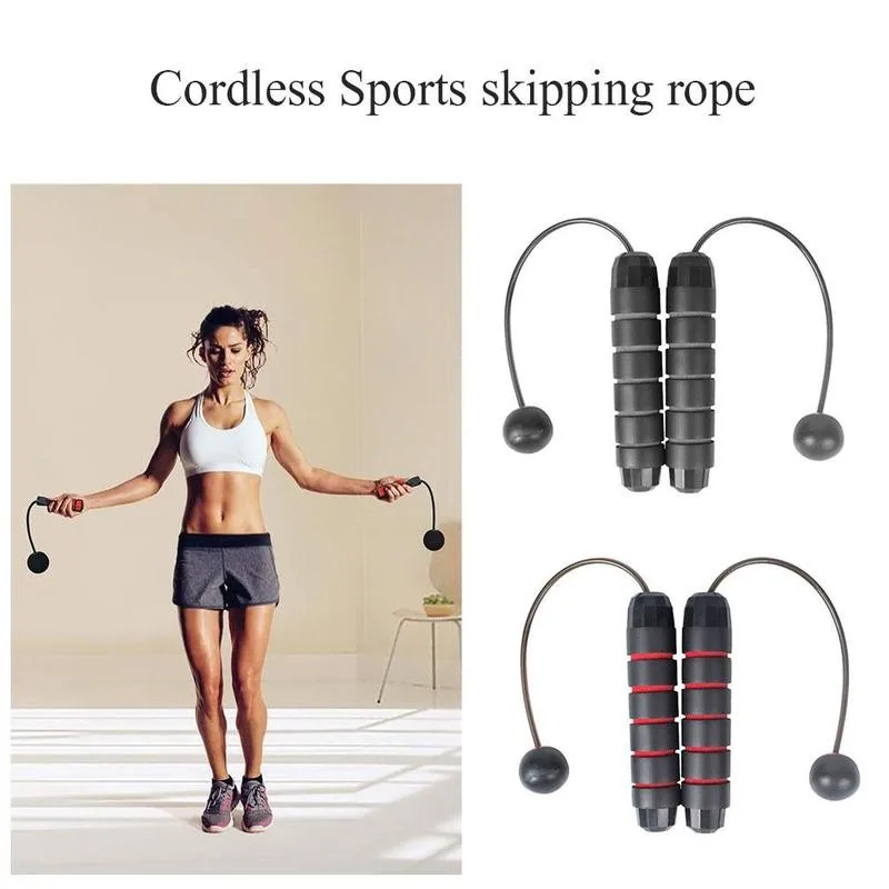 

Skipping Jump Rope Ropeless Fitness Jumping Ball Workout For Home Cordless Adults Equipment Child MMA Training Weighted L3U8
