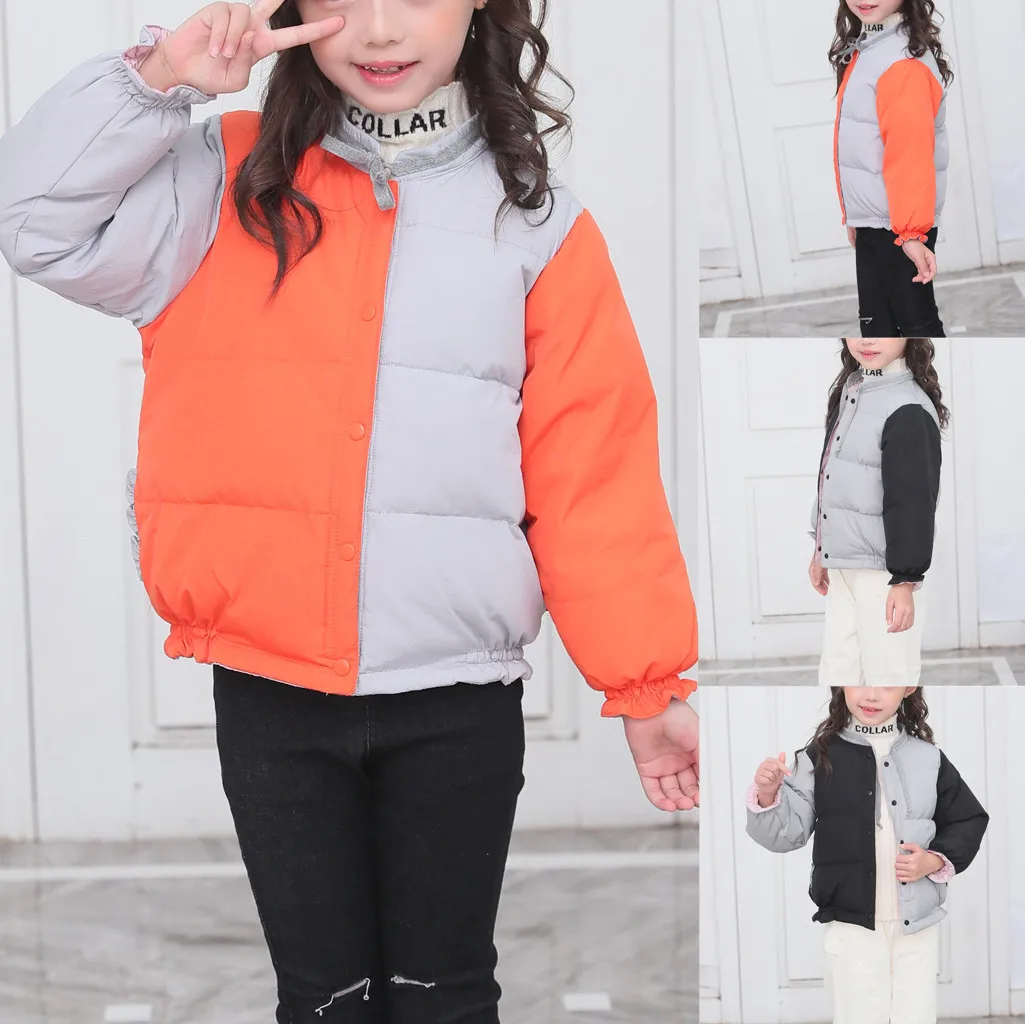 Kids Snowsuits Winter Boy Girl Ddown Coat Waterproof Spring Autumn Thick Padded Jacket Casual Clothes Y824 | Детская одежда и