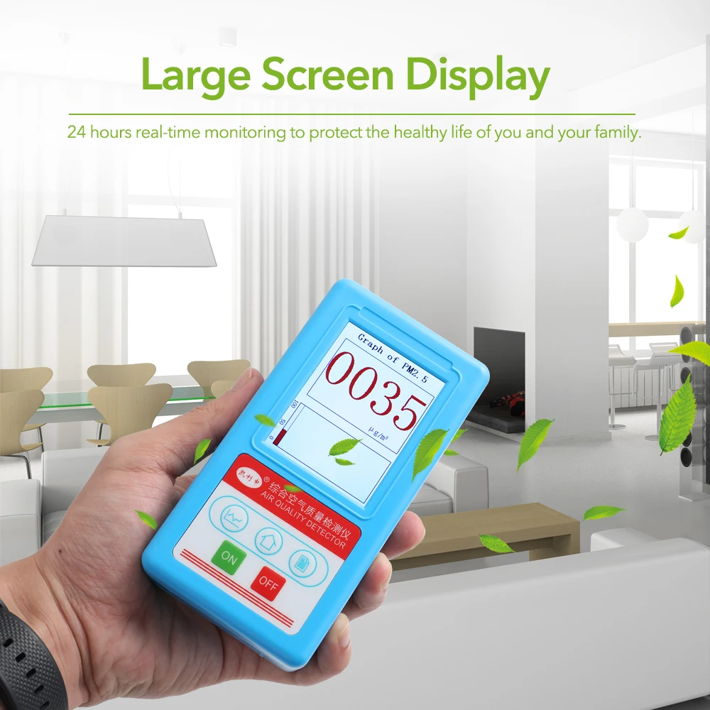 Многофункциональный детектор газа профессиональный ручной PM2.5 PM10 PM1.0 домашний