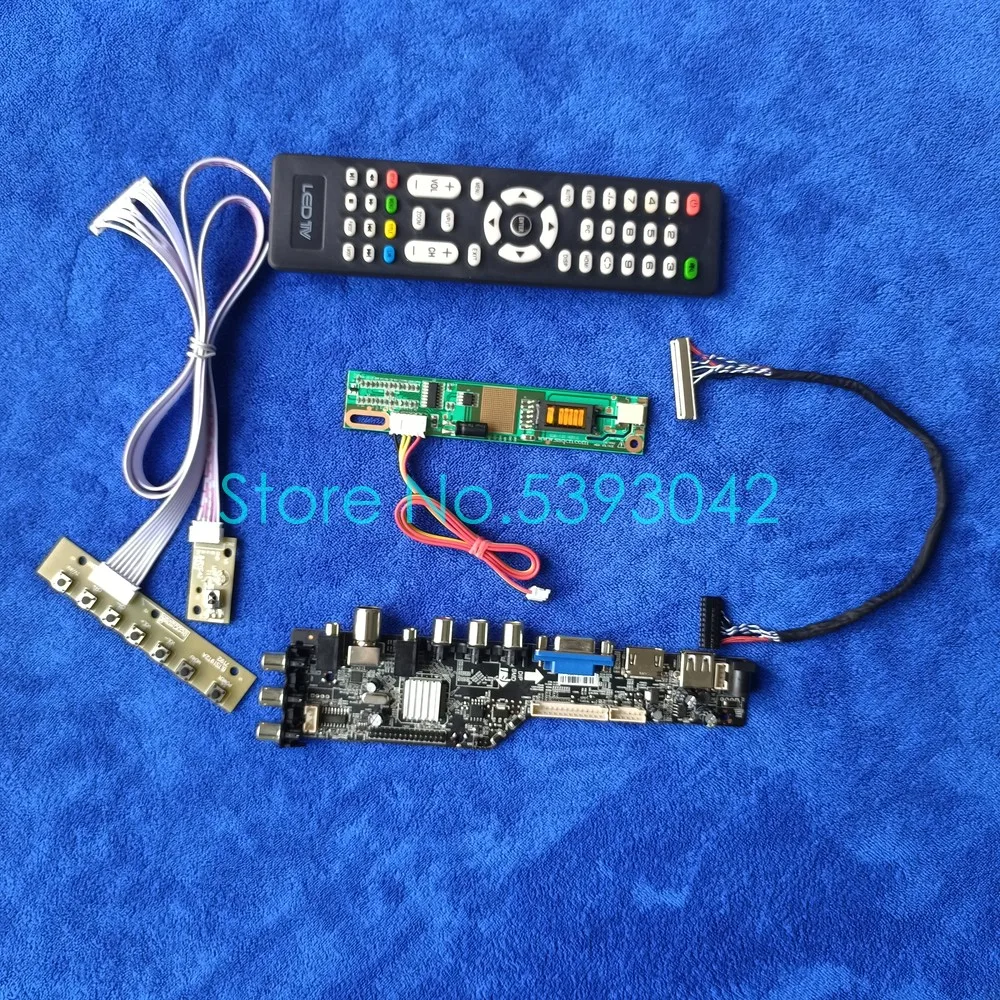 

For LP154WX5 (TL)(A1)/(TL)(B1)/(TL)(C1) 3663 Digital DVB-T 1280*800 1CCFL LVDS 30Pin USB+AV LCD Screen Controller Board Kit